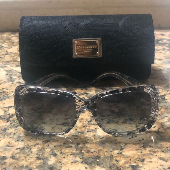 Dolce & Gabbana Accessories - Dolce & Gabbana lace sunglasses